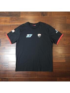 Official Ducati Corse Moto-GP Casey Stoner 27 Black T-shirt Size XXL